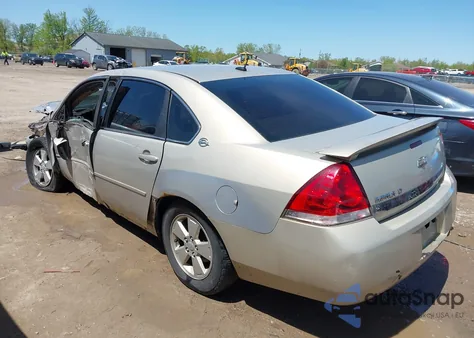 2008 Chevrolet Impala Lt из США, поврежденный, VIN 2G1WT58NX81325665